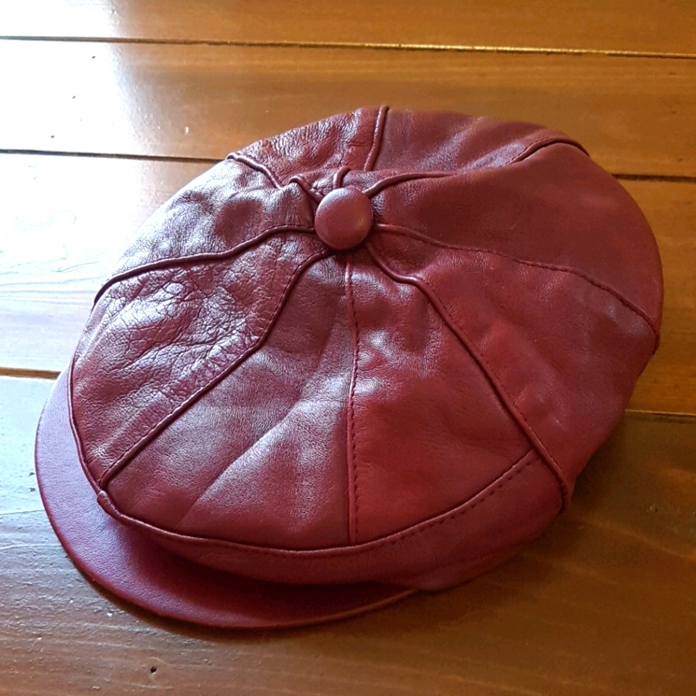 Leather hat